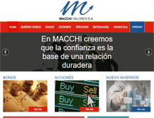 Tablet Screenshot of jmacchi.com.ar